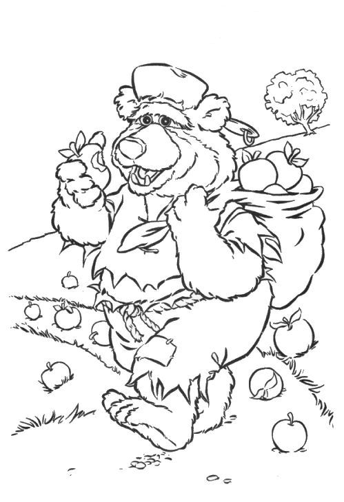 Plansa de colorat cu Muppets 62 59